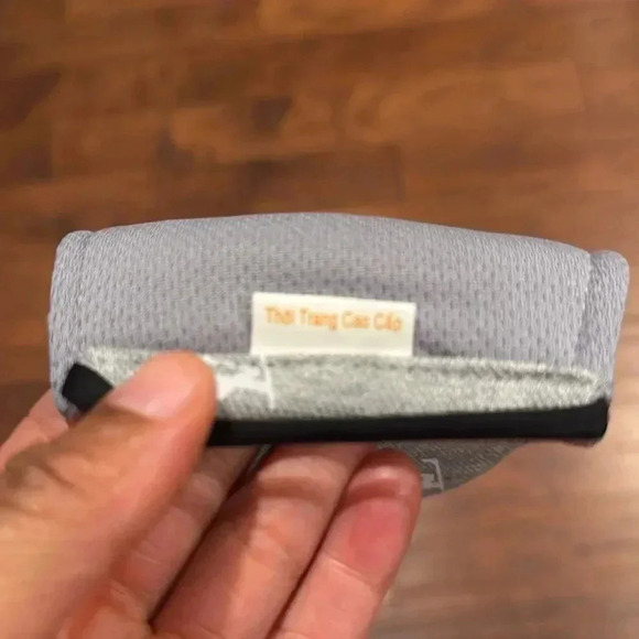 NWOT! Boutique Luxury Gray Fashion Mask - Picture 5 of 7